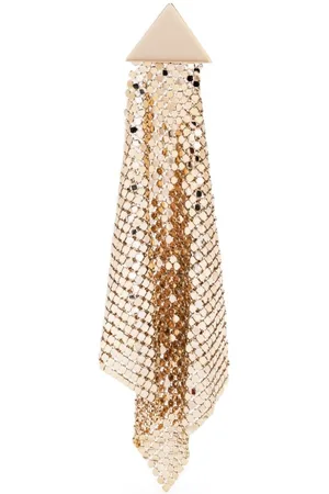 Paco rabanne Pendiente Flexible Mesh Diamond