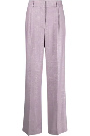 Msgm Pantalones anchos Shiny Pinstriped