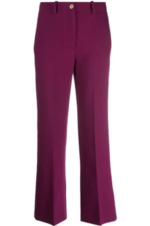 ALYSI Pantalones rectos de talle alto