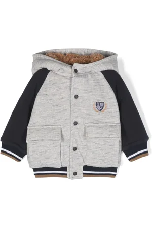 PATACHOU Chaqueta bomber con capucha y logo