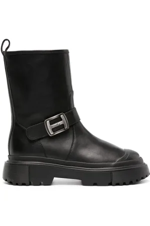 Hogan Botines con hebilla del logo y tacón de 40mm
