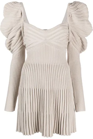 Cult Gaia Vestido corto de canalé