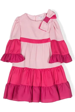 PATACHOU Vestido con volantes y detalle de lazo