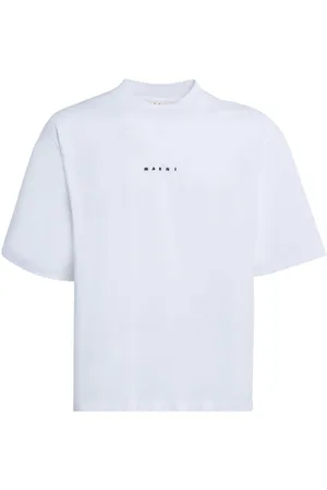 Marni Camiseta con logo estampado