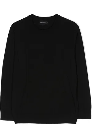 Emporio Armani Jersey con logo en jacquard