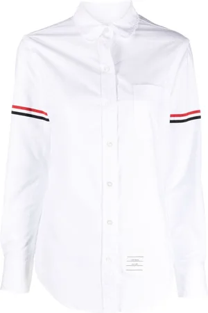 Thom Browne Camisa con rayas RWB