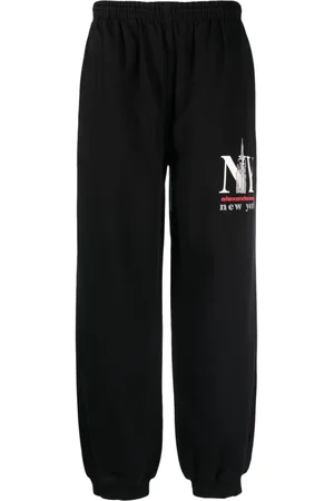 Alexander Wang Pantalones de chándal con logo estampado