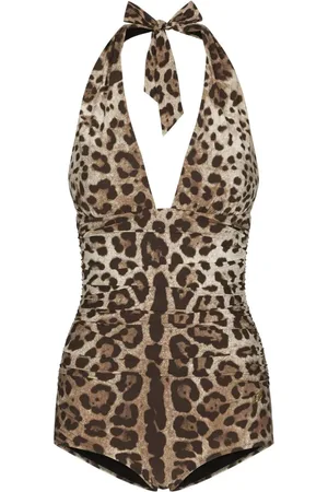 Dolce & Gabbana Bañador con estampado de leopardo