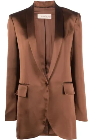 BLANCA Blazer Guarana con acabado satinado