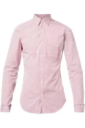 Gucci Camisa slim con ribete Web
