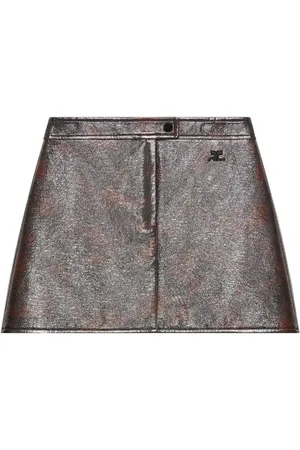 Courrèges Minifalda con cintura alta