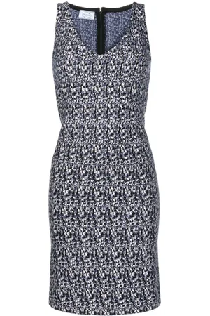 Prada Vestido con estampado abstracto