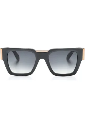 Philipp Plein Gafas de sol con placa del logo