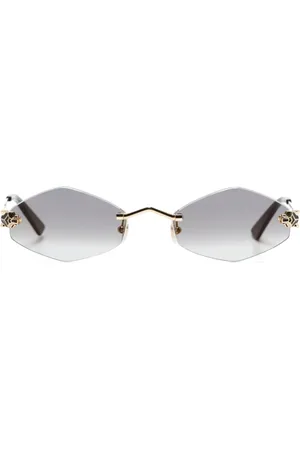 Cartier Gafas de sol con placa Tiger Head