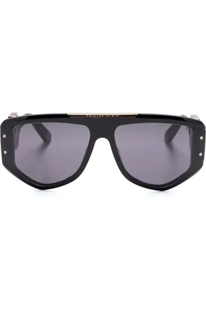 Philipp Plein Gafas de sol con montura oversize y logo