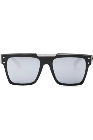 Philipp Plein Gafas de sol con placa del logo