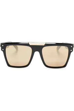 Philipp Plein Gafas de sol con placa del logo