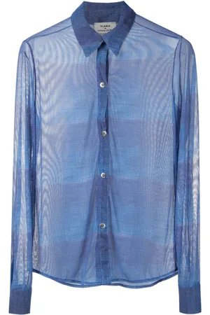 AMIR SLAMA Camisa con acabado translúcido