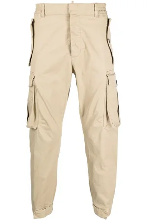 Dsquared2 Pantalones cargo capri con tiro caído