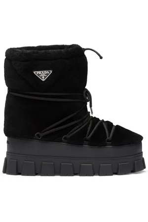 Prada Botas de esquí con pelo