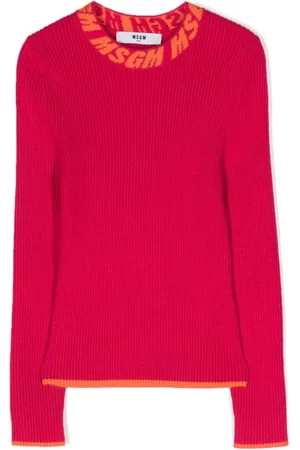 Msgm Jersey de canalé