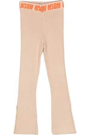 Msgm Pantalones con logo estampado