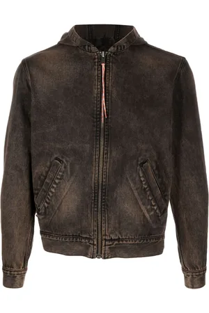 ARIES Chaqueta vaquera con capucha y logo