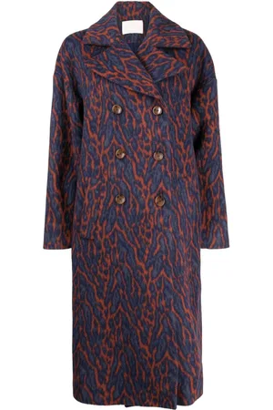 ULLA JOHNSON Abrigo Marianna con doble botonadura