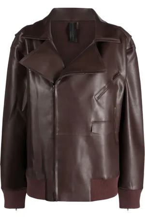 Norma Kamali Chaqueta biker oversize con cremallera