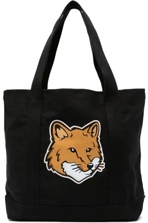 Maison Kitsuné Bolso shopper con zorro estampado