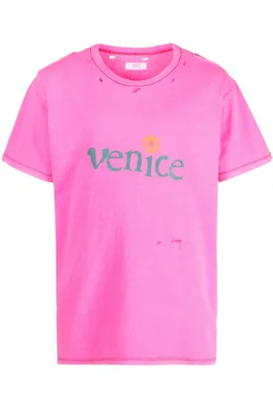 ERL Camiseta con eslogan estampado