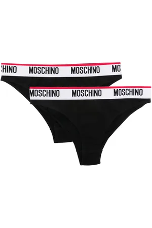 Moschino Pack de dos bóxeres con banda del logo