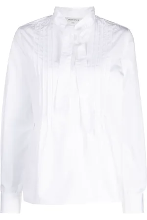 Maison Kitsuné Camisa con lazo en el cuello