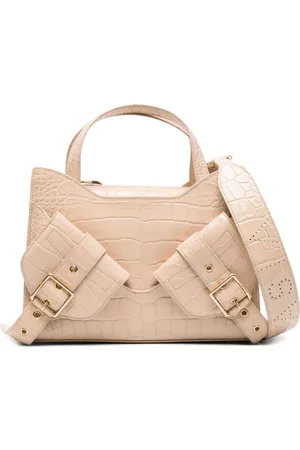 BIASIA Bolso shopper con efecto de piel de cocodrilo
