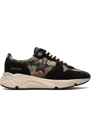 Golden Goose Zapatillas Running Sole con estampado militar