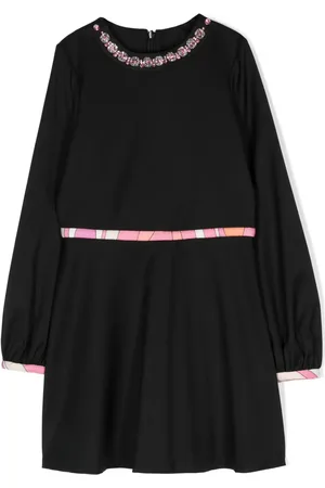 PUCCI Junior Vestido con detalles de cristales
