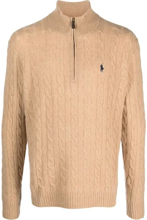Ralph Lauren Jersey de punto de ocho con logo bordado