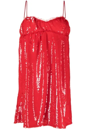 Ganni Vestido corto con lentejuelas