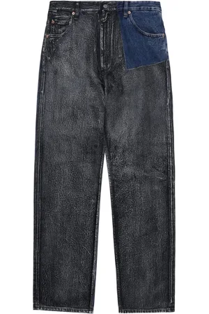Maison Margiela Vaqueros rectos de talle medio