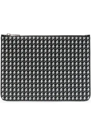Neil Barrett Bolso de mano con motivo Thunderbolt