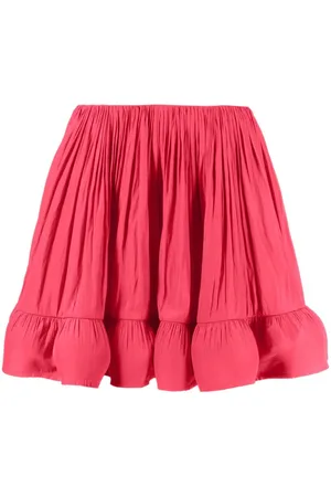 Lanvin Minifalda acampanada con volantes