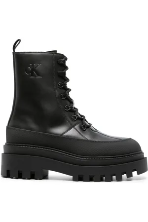 Calvin Klein Botas con logo en relieve