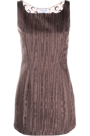 Marine Serre Vestido corto Crescent-Moon