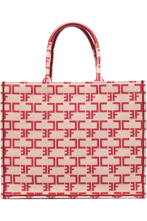 Elisabetta Franchi Bolso shopper con monograma