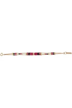 Isabel Marant Pulsera New Color Strip con cuentas