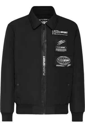 Philipp Plein Chaqueta bomber con parche del logo