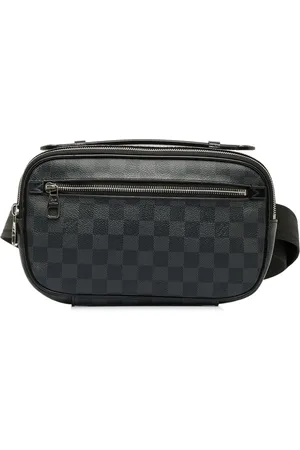 Bolso bandolera Louis Vuitton N40408 LV Alpha en lona revestida Damier  Graphite Giant azul imitacion Bolsos baratos ,Réplica, falso