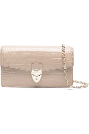 ASPINAL OF LONDON Bolso de mano Mayfair con logo