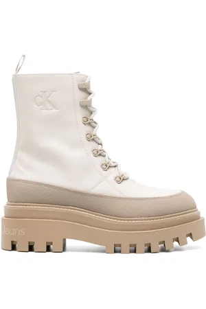 Calvin Klein Botas con logo en relieve