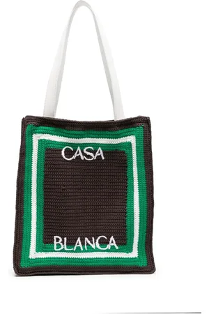 Casablanca Bolso shopper Ella con logo bordado